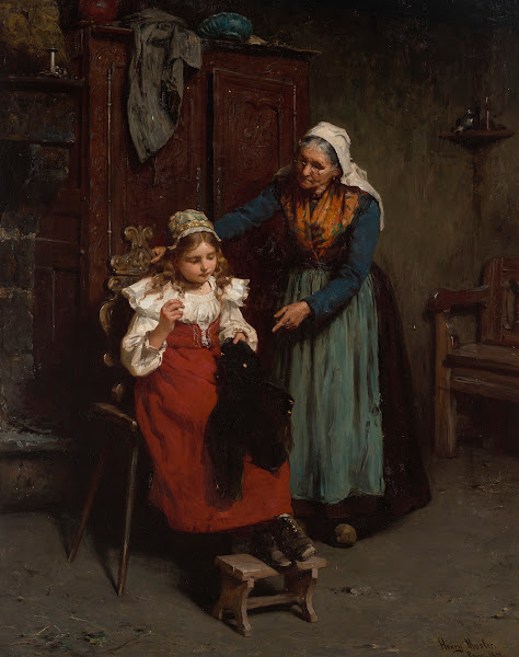 The Sewing Lesson 1881