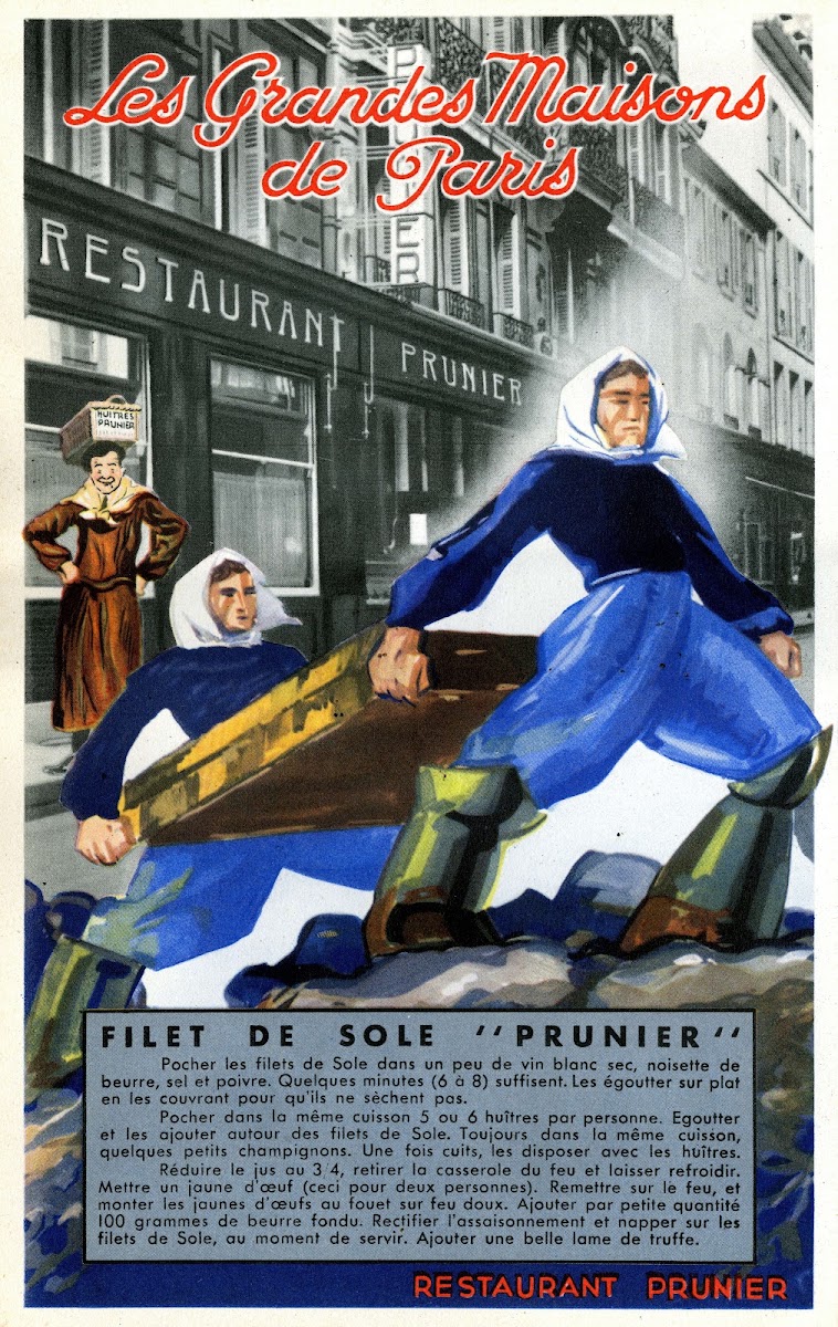 Restaurant Prunier 1910 1950