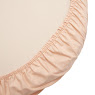 Простирадло на резинці Twins 90x50 Organic (бязь преміум) бежевий