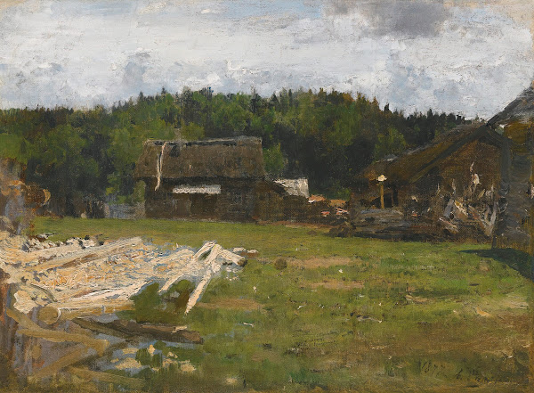 Forest Clearing Near Chuguev Ukraine 1877