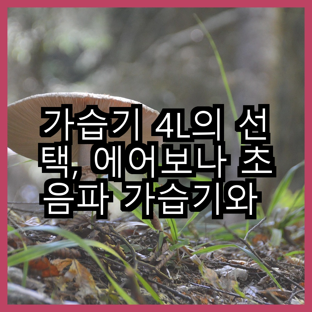 가습기 4L의 선택, 에어보나 초음파 가습기와 홈플래닛 대용량 가습기의 특징 비교, 어떤 제품이 나에게 맞을까? 썸네일
