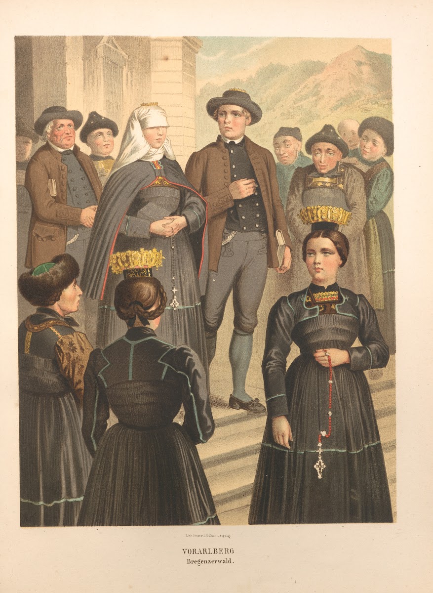 Deutsche Volkstrachten Pl79 1870