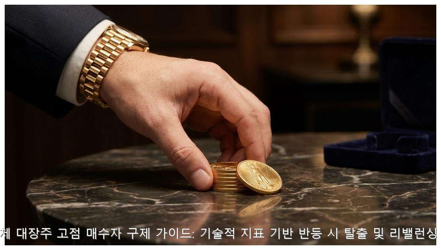 반도체 대장주 고점 매수자 구제 가이드: 기술적 지표 기반 반등 시 탈출 및 리밸런싱 전략 핵심 안내 및 분석 인포그래픽 (5)
