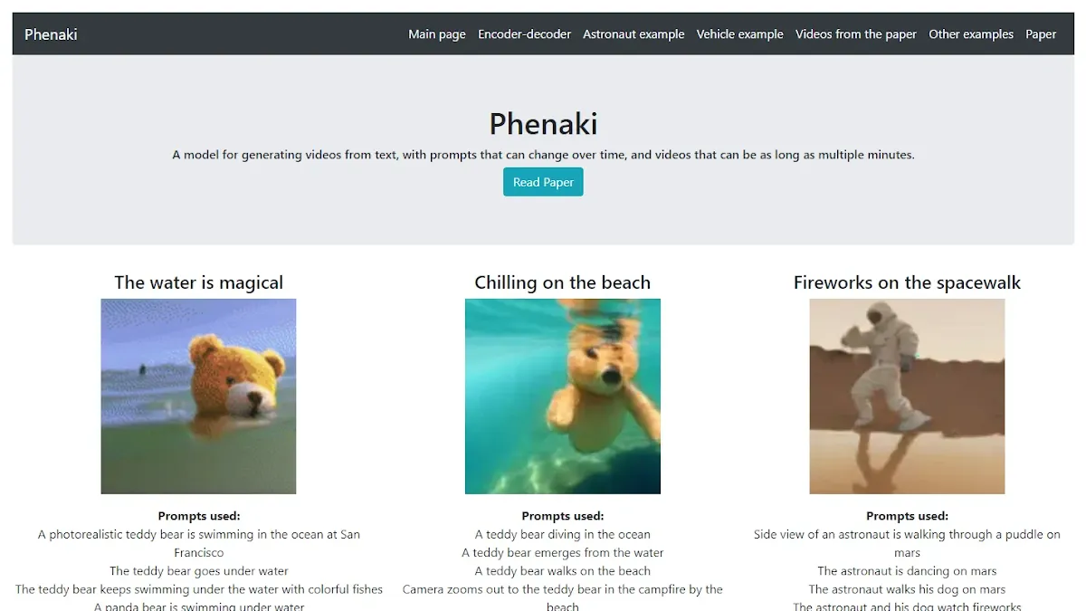 Captura de Phenaki