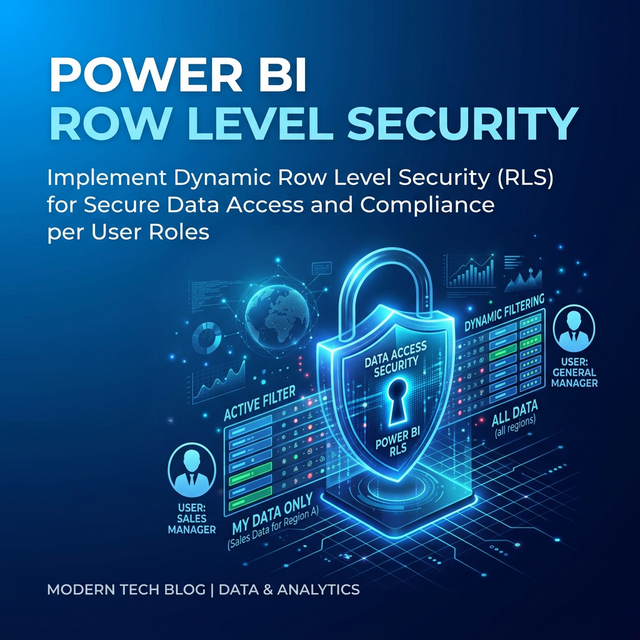 Row-Level Security Trong Power BI: Phân Quyền Dữ Liệu Theo Người Dùng