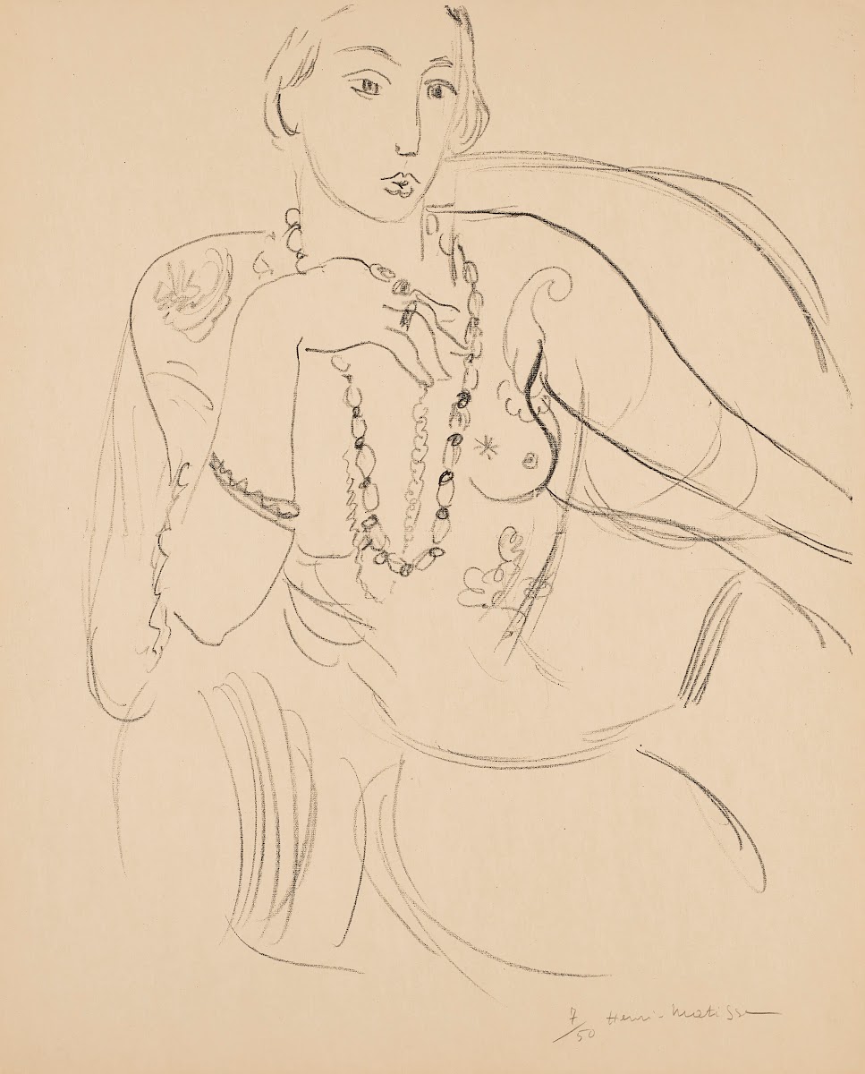 Femme au collier 1925