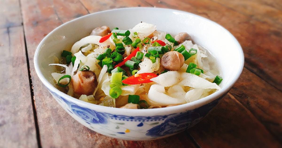 Canh búp su chay
