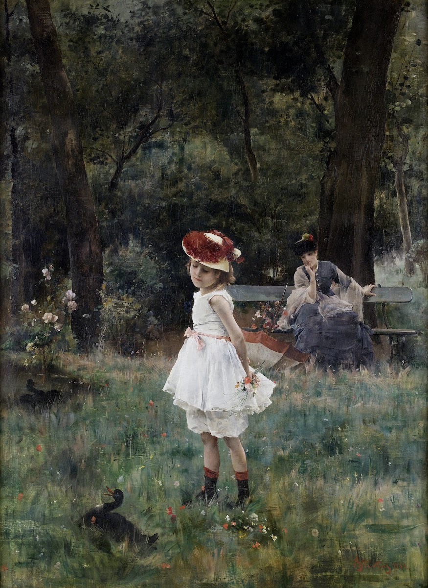 La Fillette Aux Canards 1881