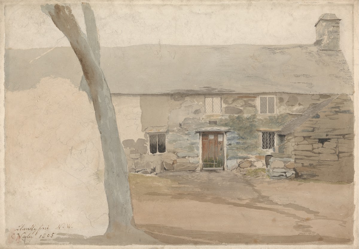 Cottages at Llanllyfni North Wales 1805
