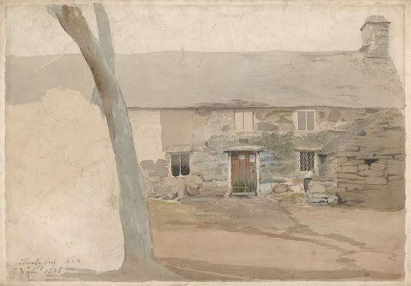 Cottages at Llanllyfni North Wales 1805