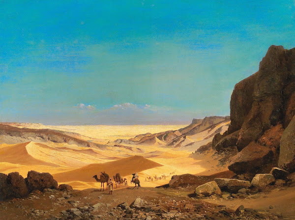 Die libysche Wüste The Libyan desert