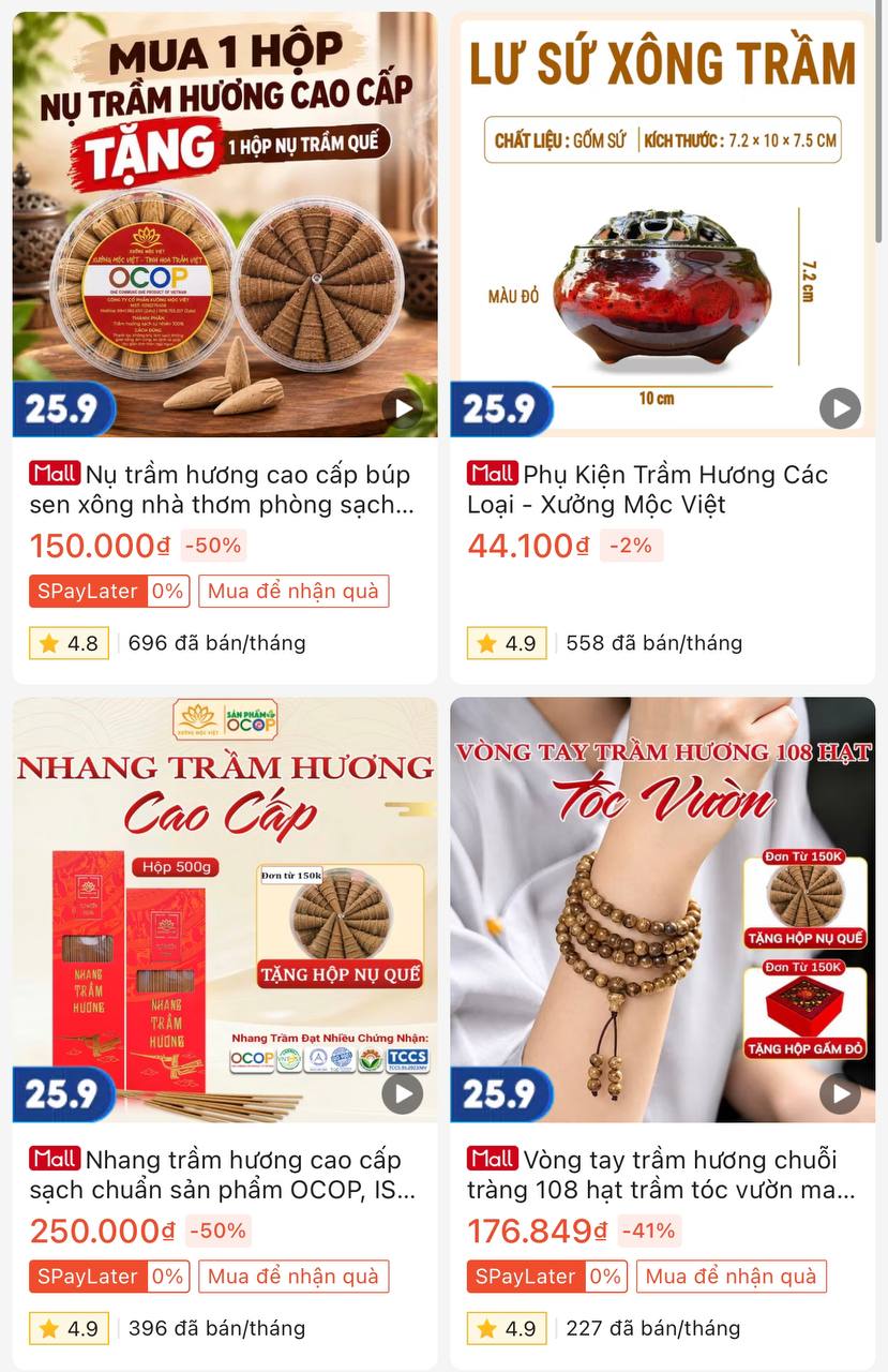 4 sản phẩm