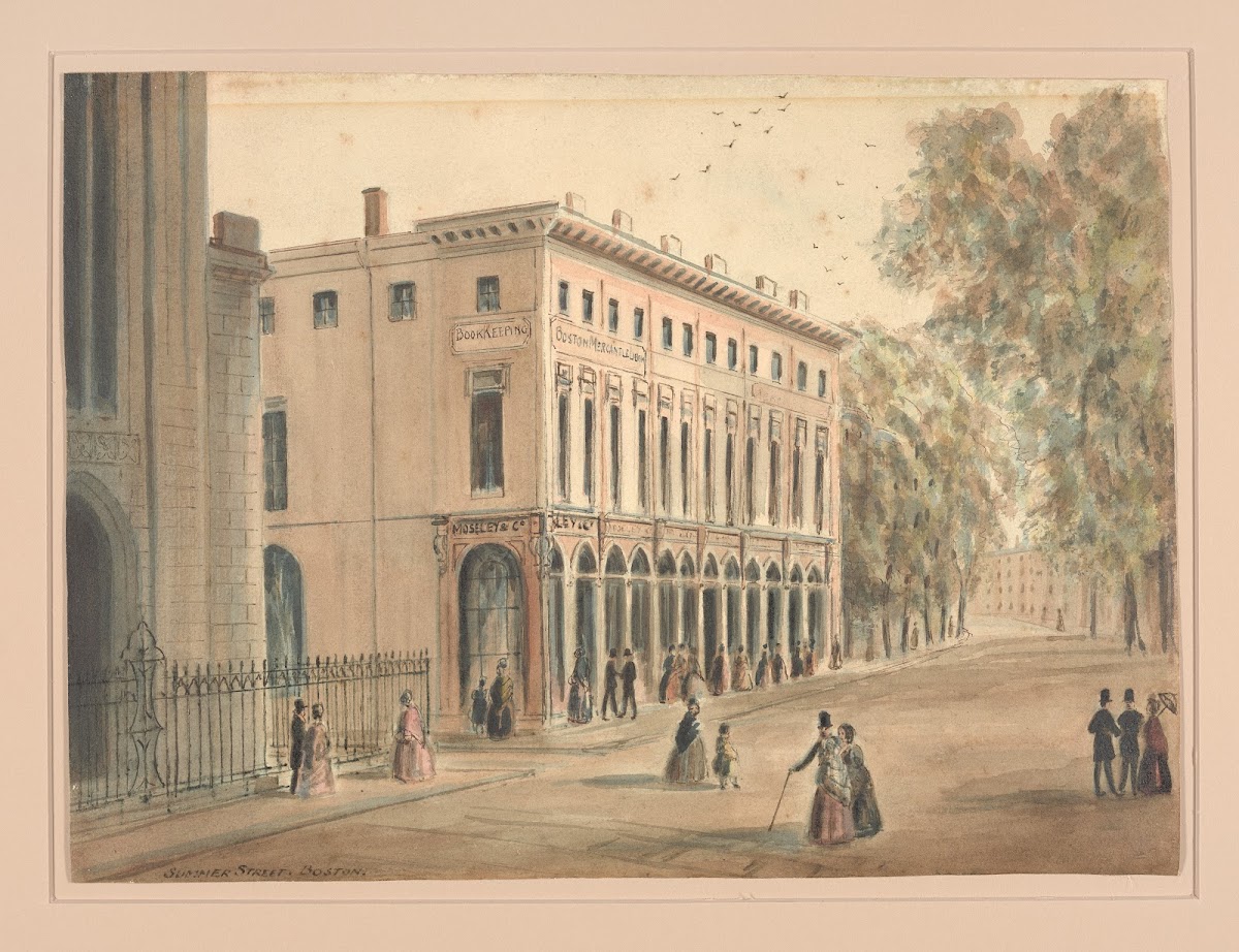 Summer Street Boston 1850