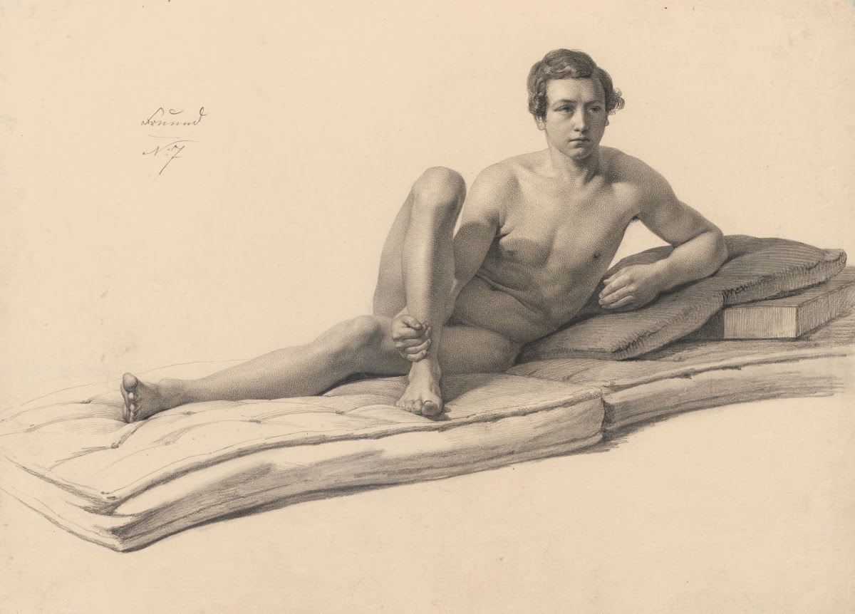 Man lying down 1833