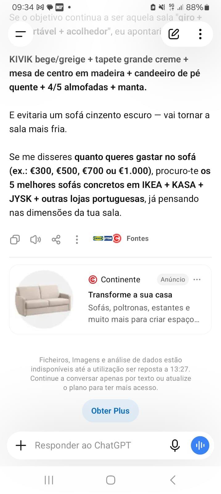 Continente chega ao ChatGPT: Marca estreia publicidade em Inteligência Artificial em Portugal