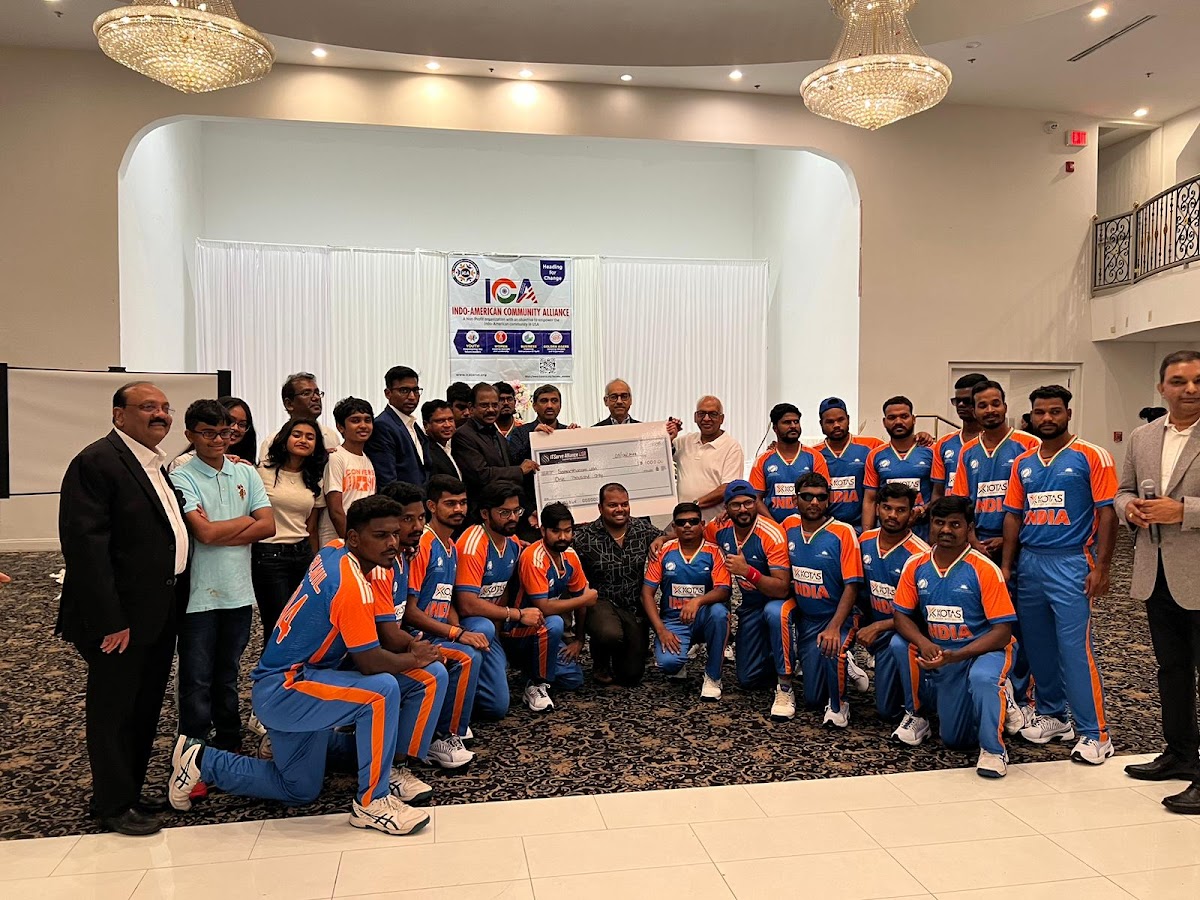ITServe New Jersey Chapter Blind Cricket Team Donation Drive