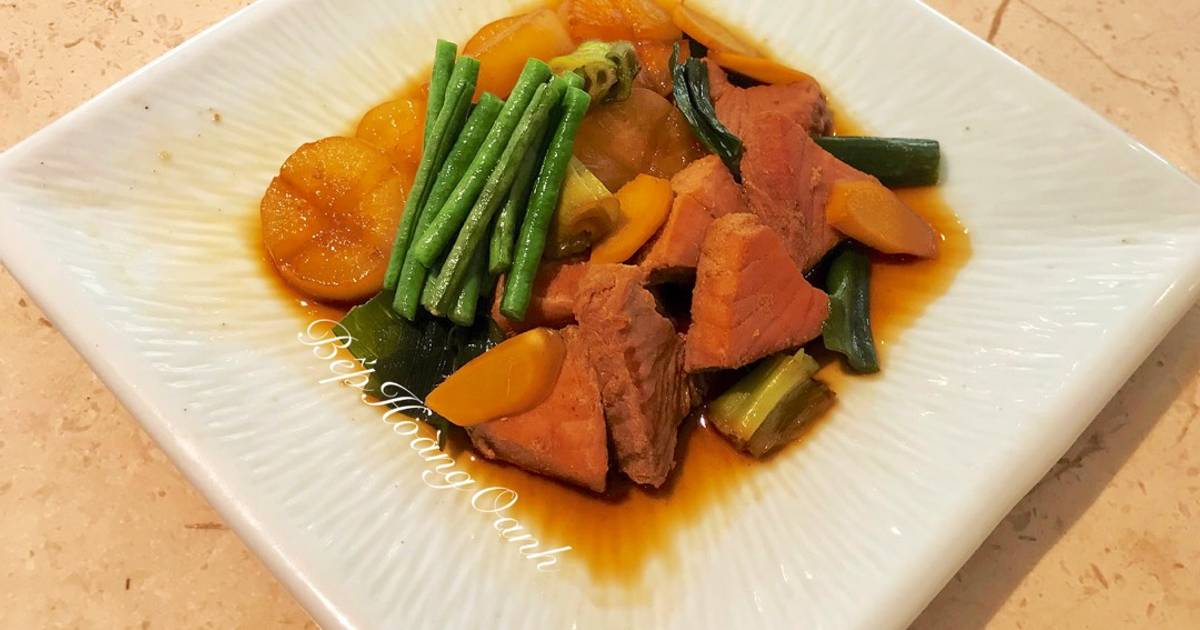 Cá Ngừ Kho Củ Cải