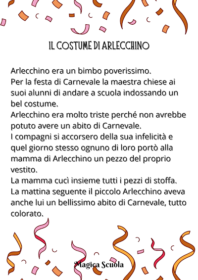 Anteprima della prima pagina: Il costume di Arlecchino