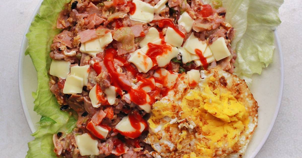 Cơm chiên trứng cà chua phô mai