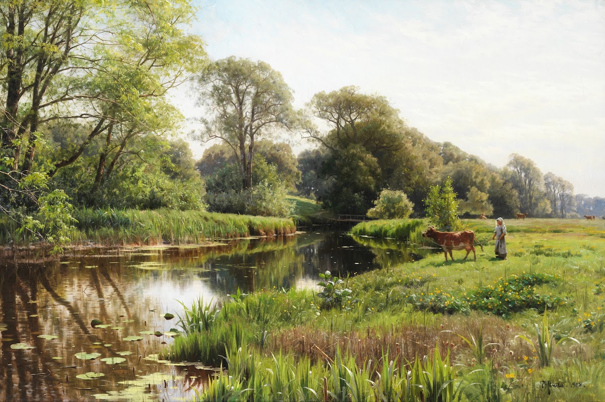 By the river 1908