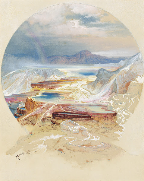Minerva Terrace Yellowstone 1872