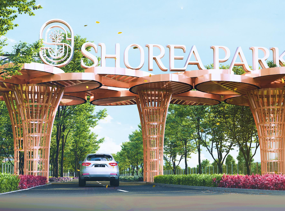 Anya at Shorea Park — entrance gate
