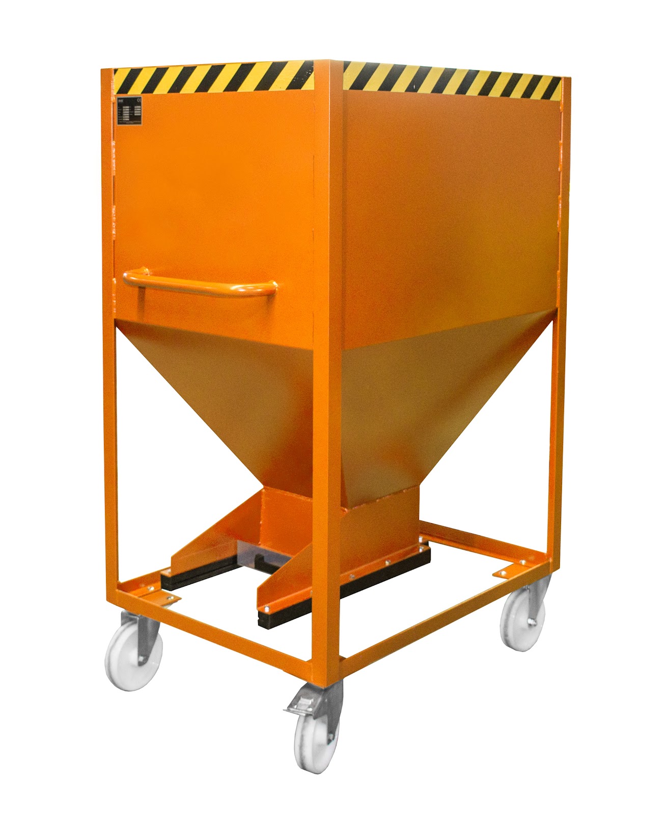 Silocontainer SR-D 600, gelakt, Geeloranje