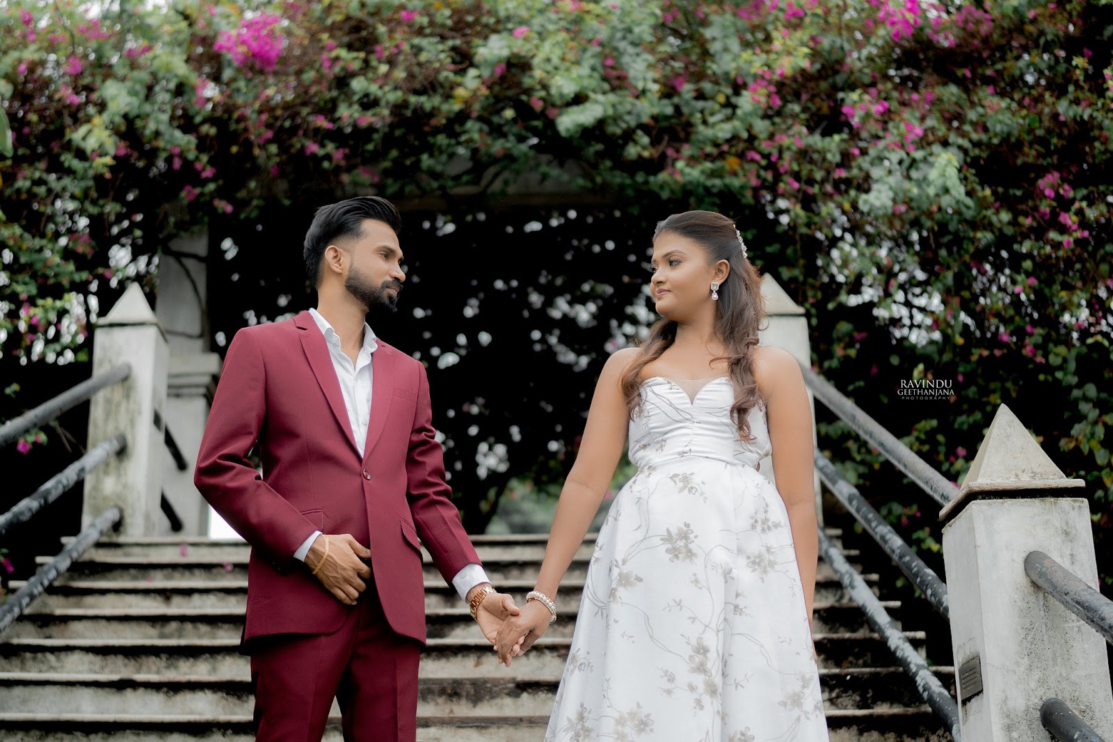 Nalaka and Lakshi pre-wedding shoot - romantic outdoor couple photography