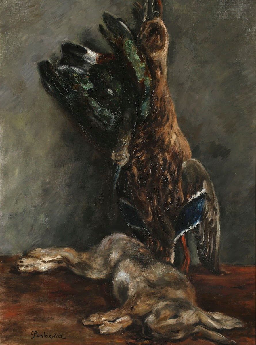 Hare and wild birds 1928