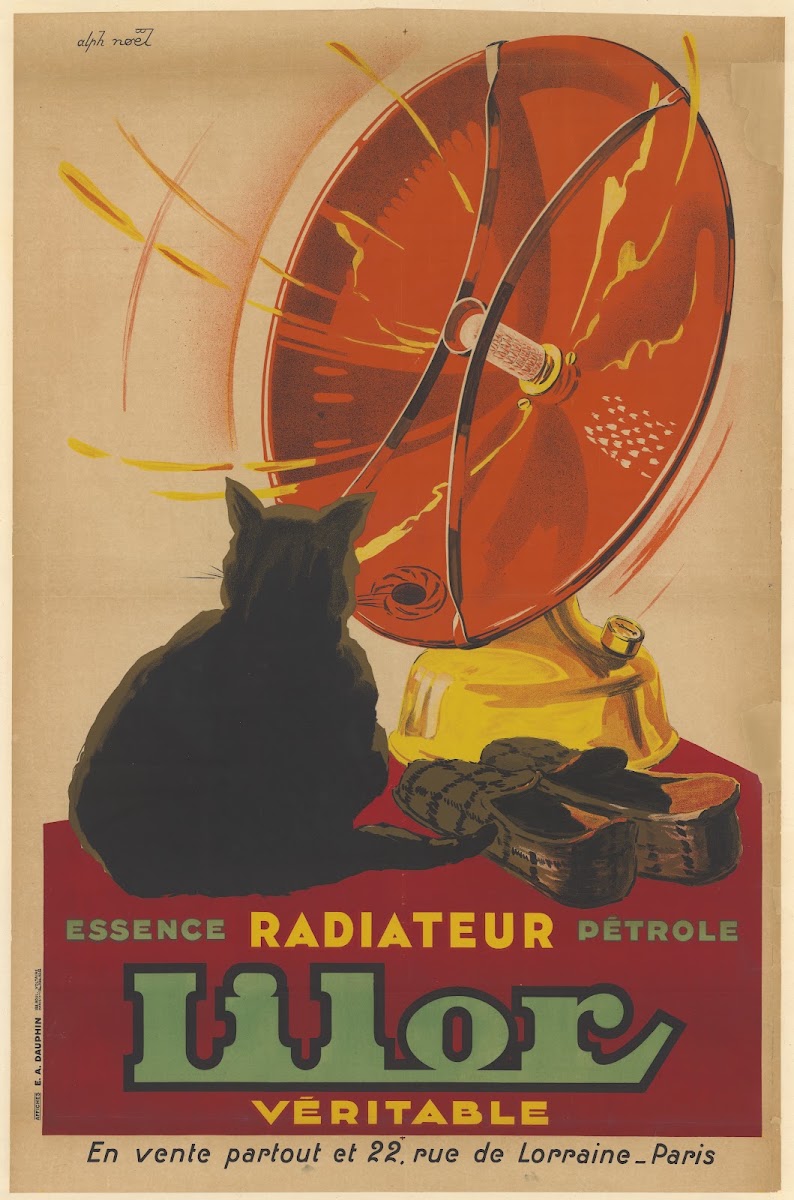 Radiateur Lilor essence pétrole 1930