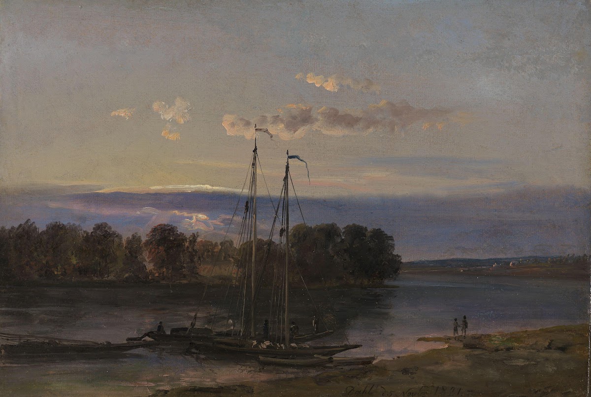 The Elbe at Sunset 1821