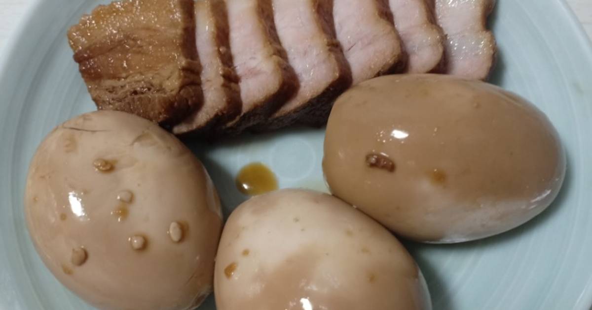 Thịt heo và trứng ngâm nước tương