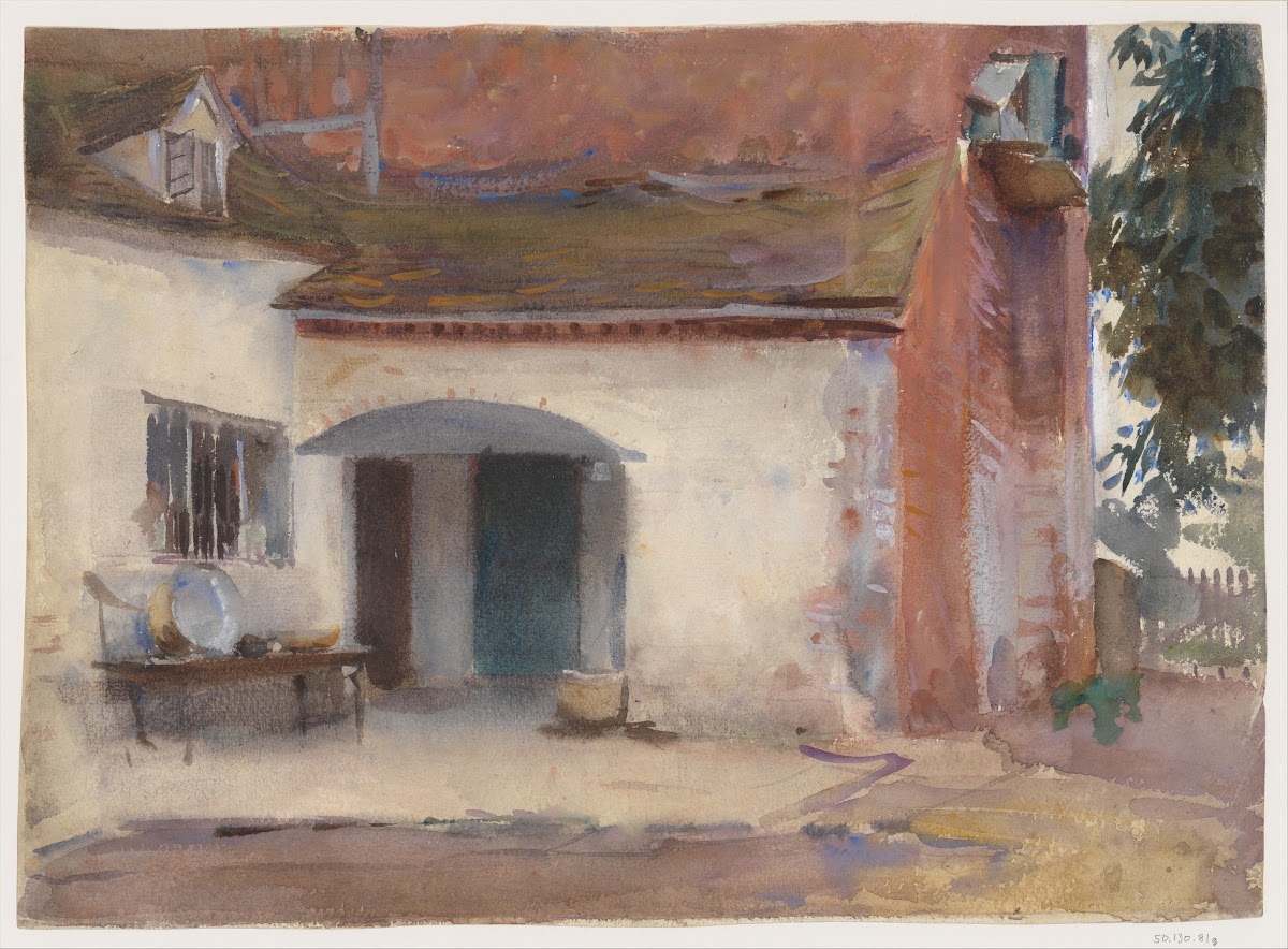 House and Courtyard between 1895 and 1903