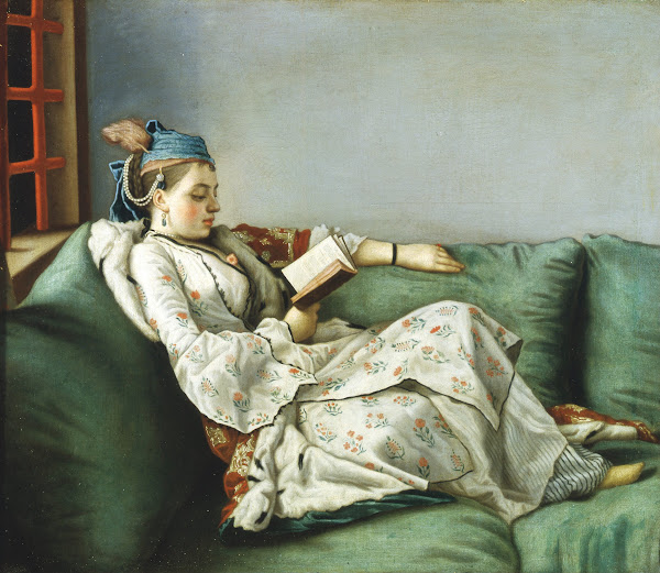 Portrait of Maria Adelaide of France in Turkish style clothes 1753