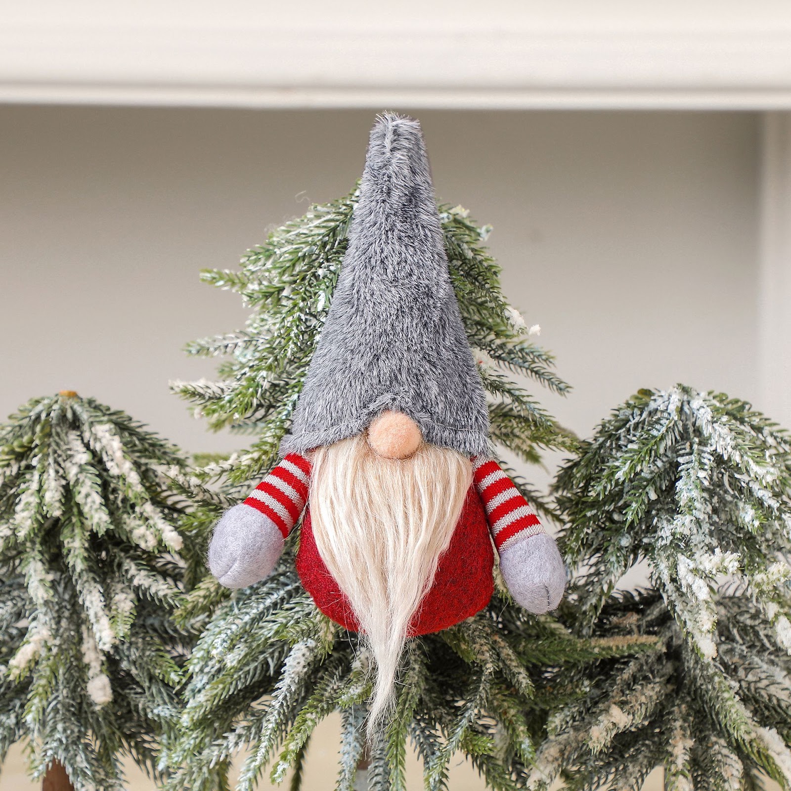 Christmas Gnome Ornament with Arms