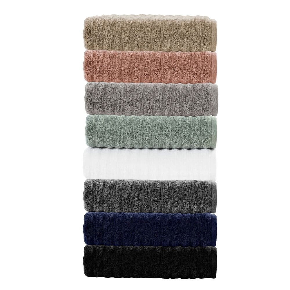 Toalla para manos de algodón Modern Secrets® Wave color blanco