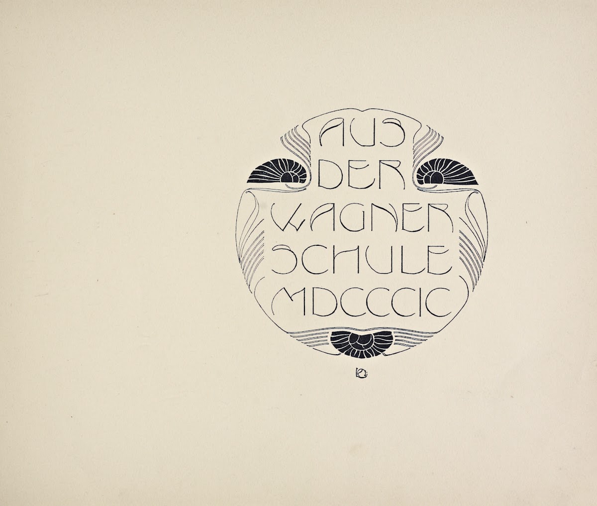 Beispiele kunstlerischer Schrift Pl050 1900