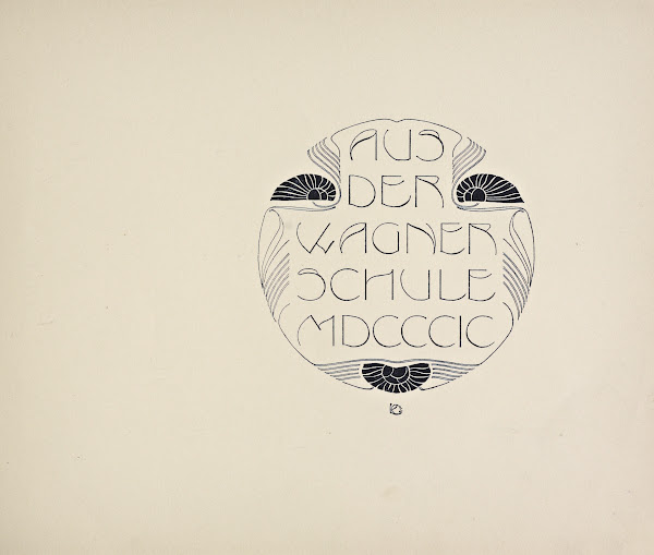 Beispiele kunstlerischer Schrift Pl050 1900