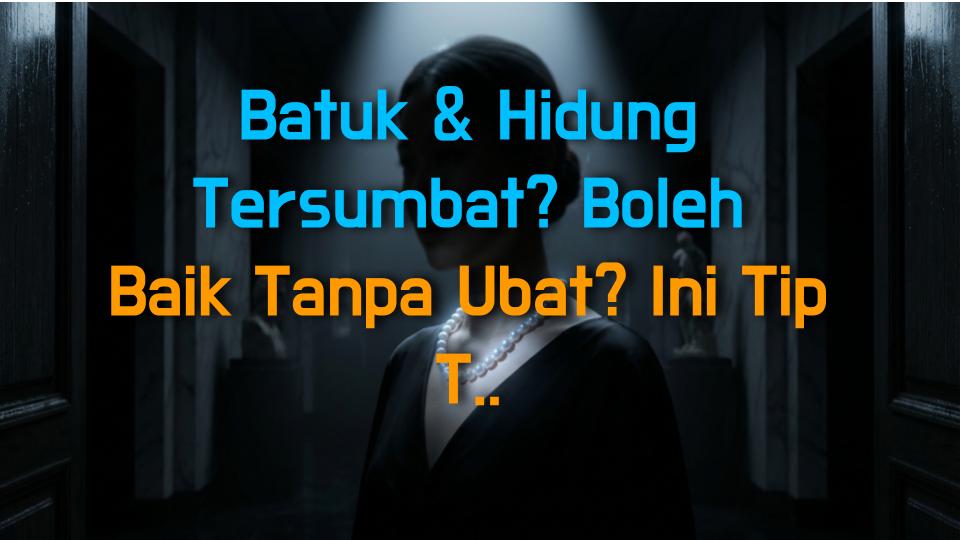 Batuk & Hidung Tersumbat? Boleh Baik Tanpa Ubat? Ini Tip Terbukti!