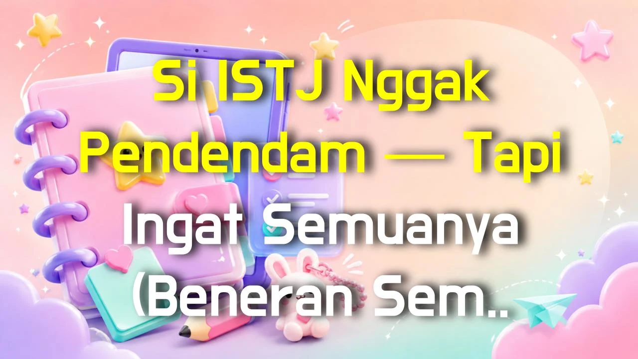 Si ISTJ Nggak Pendendam — Tapi Ingat Semuanya (Beneran Semua!)