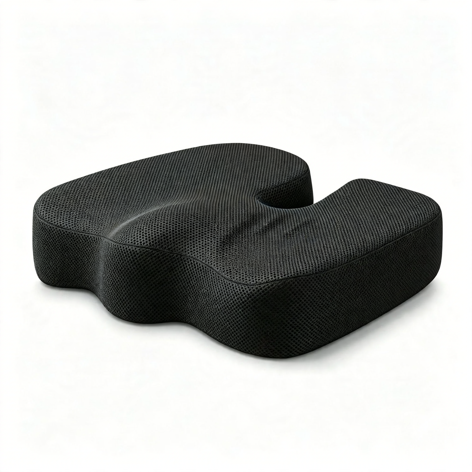 Seat cushion with memory foam and gel, breathable