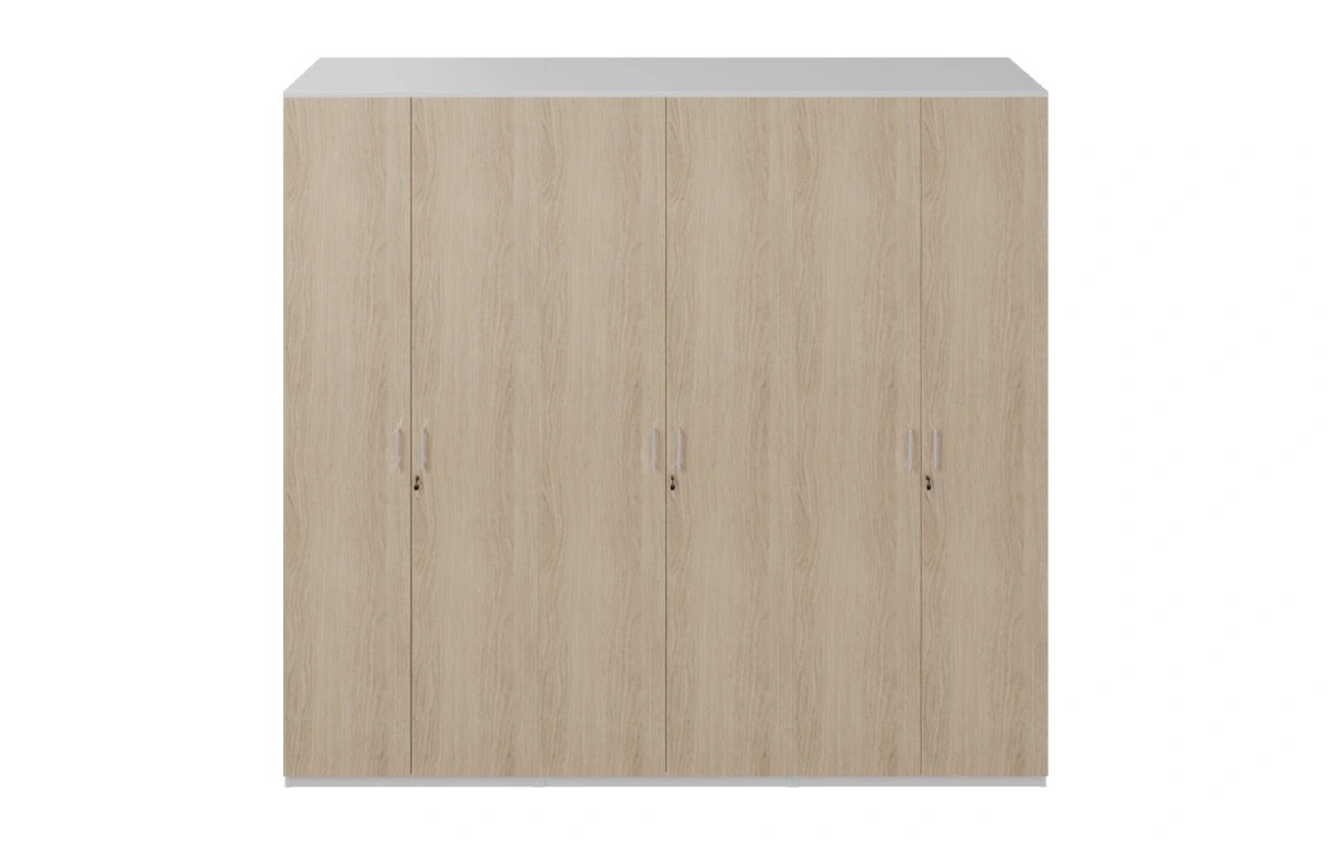 RADAR Color Full Height Six-Door Storage (File) Cabinet