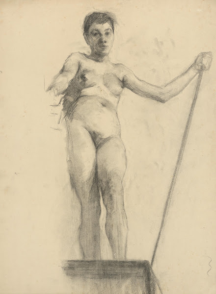 Štúdia aktu stojacej ženy 18881893