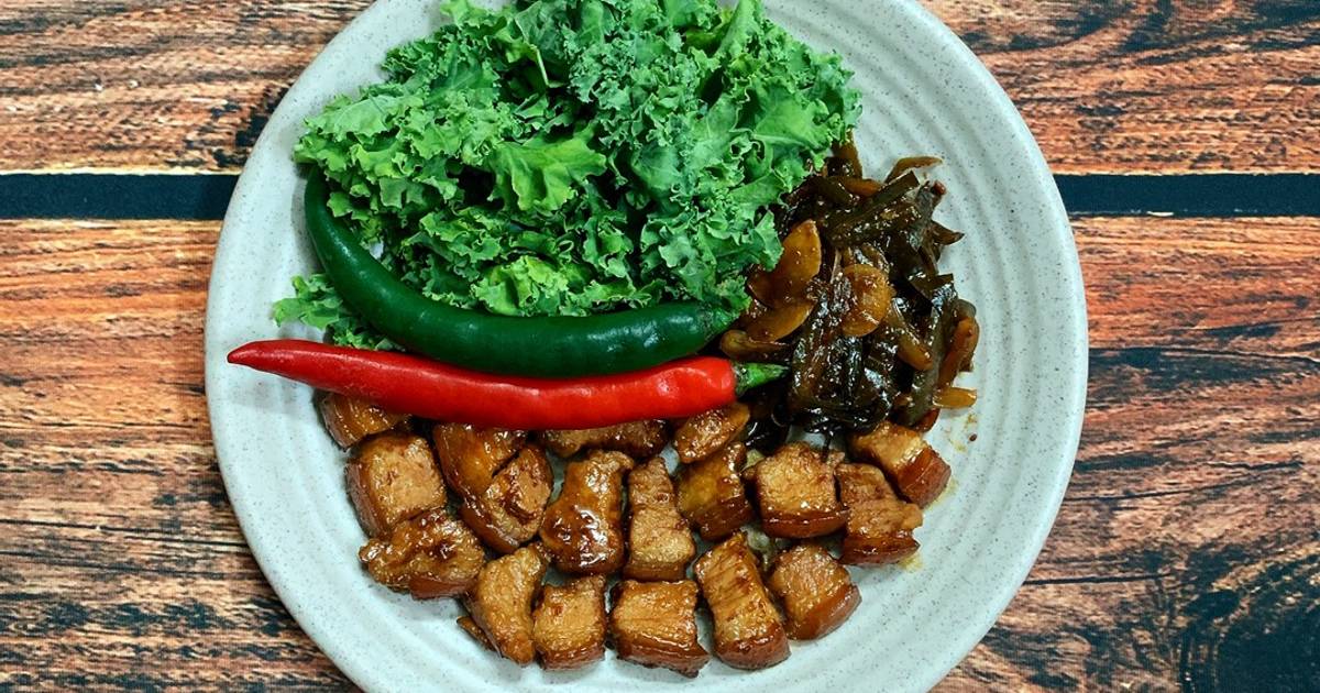 Ba rọi quế rim tương đậu [Eat clean - Lose weight]