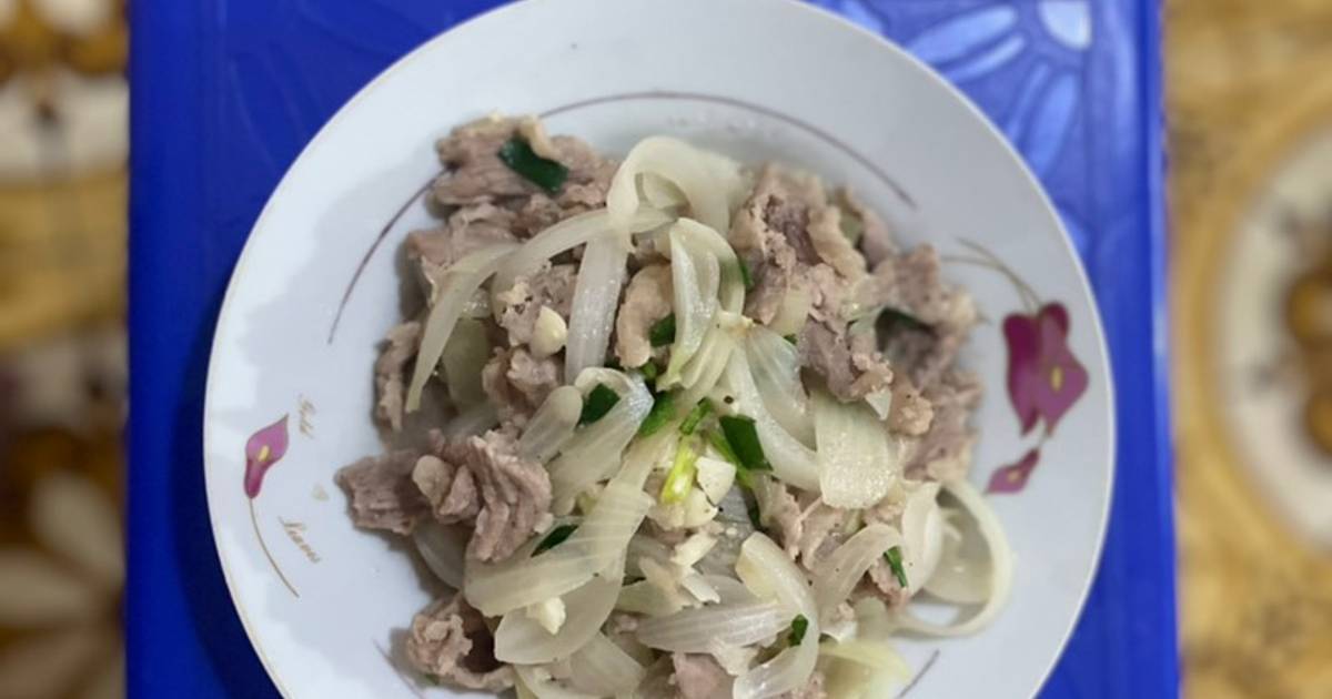 Thịt Bò Xào Hành Tây