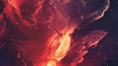 Atmosphere, Nebula, World, Galaxy 2K iPhone Wallpaper Background