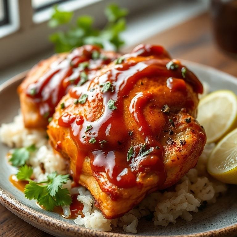 Easy Low Carb BBQ Chicken Thighs for Weeknight Dinner – Juicy, Quick, Family-Friendly finished
