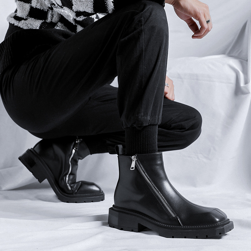 Men's Chelsea Boots 4512-R with Zipper