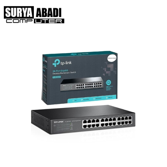 SWITCH HUB TP-LINK 24 PORT 1024D