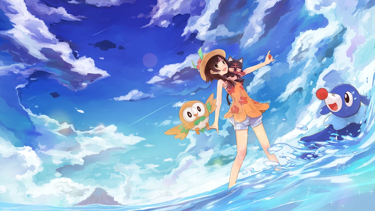 Anime, Anime Girls, Pokémon 4K Desktop Wallpaper